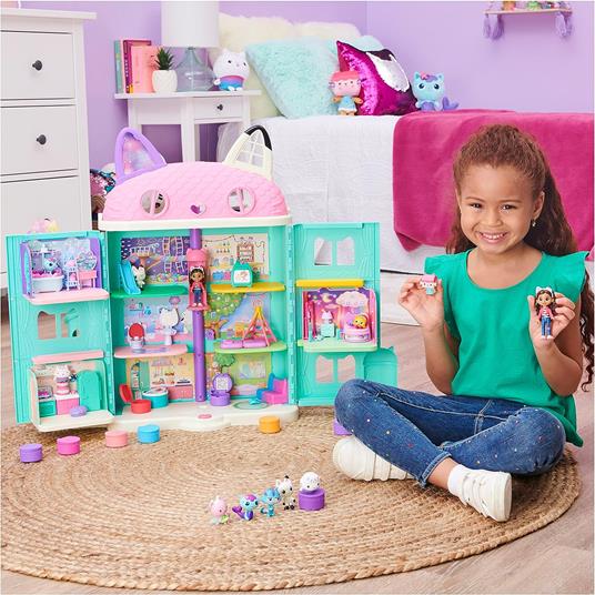 Gabby's Dollhouse, Confezione deluxe con Gabby e gattini, 7 personaggi di Gabby, giochi per bambini dai 3 anni in su - 4