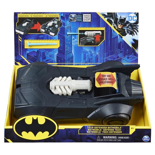 DC Comics Batman, Batmobile tecnologica da difesa, veicolo trasformabile con lanciamissili - 4