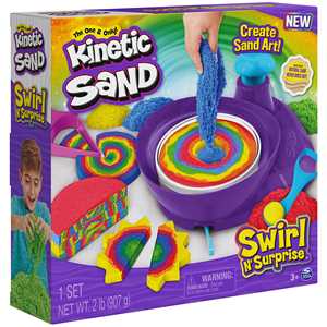 Giocattolo KINETIC SAND Swirl N' Surprise Set Spin Master