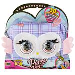 Purse Pets , Print Perfect Hoot Couture Owl, animale giocattolo e borsa interattiva con oltre 30 effetti sonori e reazioni, giocattoli per bambine dai 5 anni in su