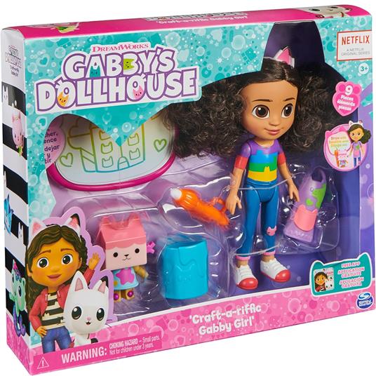 Gabby''s Dollhouse Set di Gioco Deluxe Crea Gabby Bambola e Accessori Idea Regalo - 2