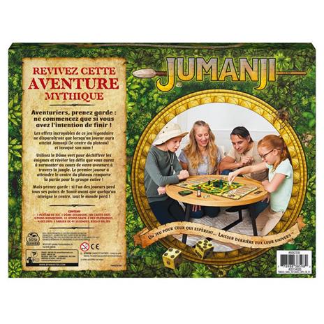 Spin Master Games Jumanji Il gioco, nuova edizione del classico gioco da tavolo di avventura per famiglie e bambini dagli 8 anni in su - 6