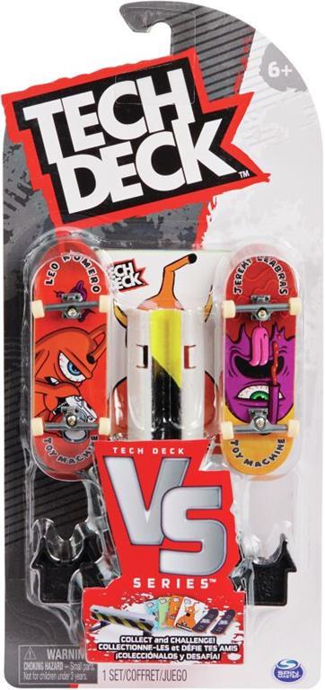 Tech Deck Blind Skateboards Versus Series, Confezione da 2 mini skate assortiti e un ostacolo - 6