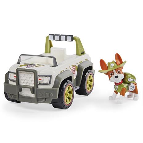 PAW Patrol , veicolo Jungle Cruiser di Tracker con personaggio collezionabile, per bambini dai 3 anni in su