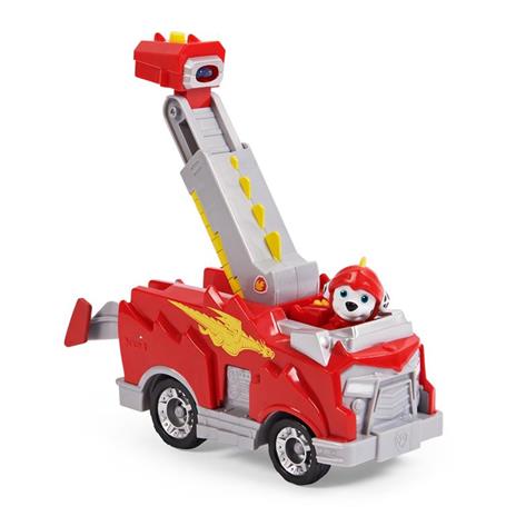 PAW Patrol Macchinina trasformabile con action figure da collezione di Marshall Rescue Knights - 3