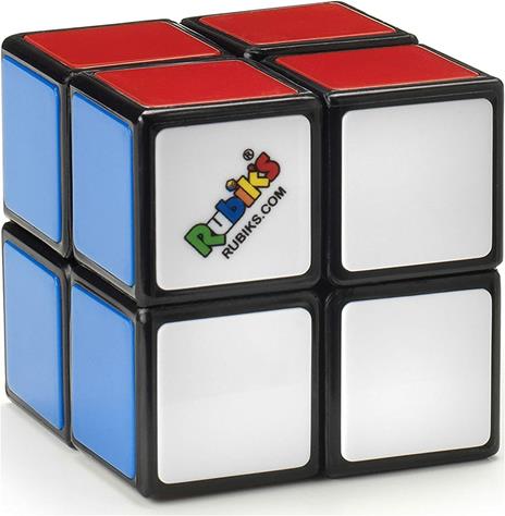Rubik's Mini, classico abbinamento di colori 2x2, giocattolo rompicapo tascabile per allenare il cervello, 6063963