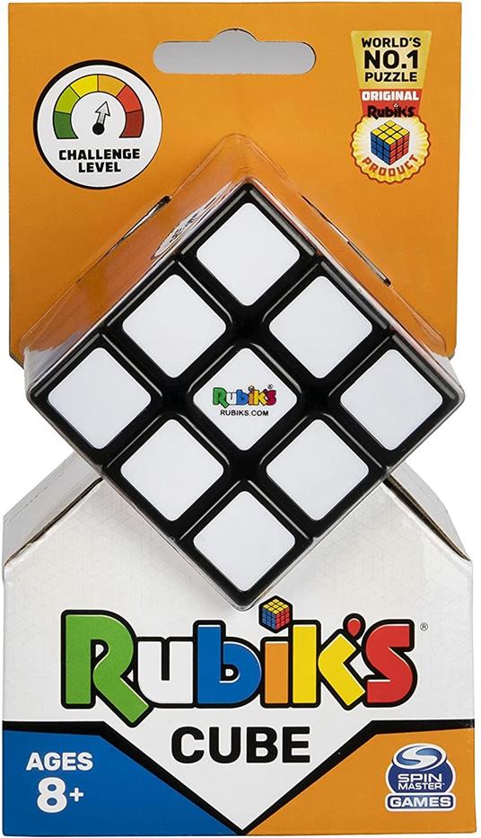 Rubik's Cubo di Rubik Classico 3X3, L'Originale, Età 8+, Rompicapo Professionale, 6063968 - 2