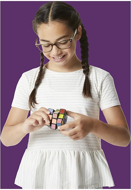 Rubik's Impossible il classico set di rompicapo di corrispondenza dei colori e risoluzione di problemi 3x3 originale di difficoltà avanzata, per bambini e adulti a partire da 7 anni, 6063974 - 4