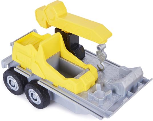 PAW Patrol , X-Treme Truck, camion di Rubble trasformabile 2 in 1 con escavatore giocattolo, gru giocattolo, luci e suoni, action figure, giocattoli per bambini dai 3 anni in su - 4