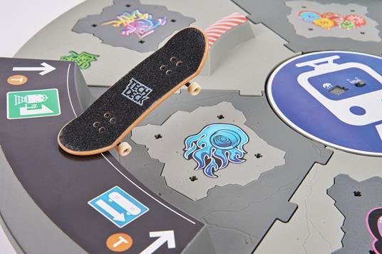 Tech Deck , Shredline 360, skatepark motorizzato, X-Connect Creator, set con piattaforma girevole con rampe da personalizzare e costruire e fingerboard, giocattoli per bambini da 6 anni in su - 3