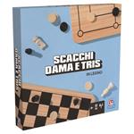EG CLASSICI Dama, Scacchi & Tris in legno