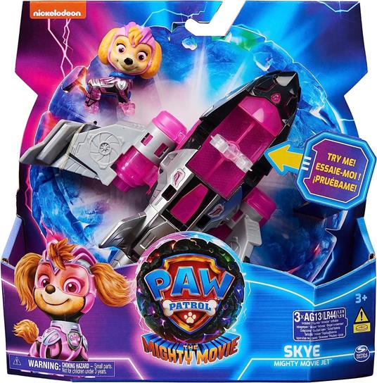 Paw Patrol Skye Vehicle The Mighty Movie - 6067497 - Spin Master