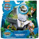 PAW Patrol Jungle Pups Monkey Vehicle di Tracker veicolo giocattolo con action figure da collezione per bambini e bambine dai 3 anni in su