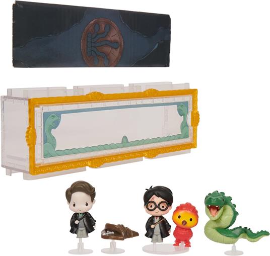 Wizarding World Harry Potter, Set Regalo Micro Magical Moments Scena del Film La Camera dei Segreti con 5 Mini Personaggi - 2