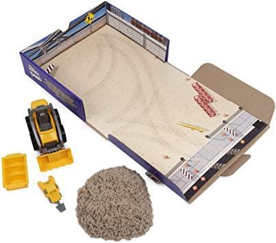 Kinetic Sand Set Cantiere con Veicolo da Lavoro, 454Gr di Sabbia, dai 3 Anni, 6044178 - 4