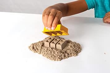 Kinetic Sand Set Cantiere con Veicolo da Lavoro, 454Gr di Sabbia, dai 3 Anni, 6044178 - 9