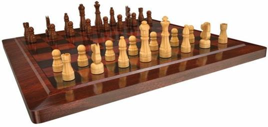 Deluxe in legno pieghevole da viaggio 14 pollici Set di scacchi 