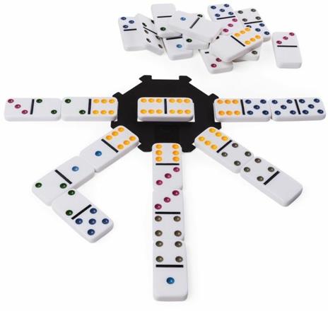 Domino da viaggio, in confezione metallo. Gioco da tavolo - 4