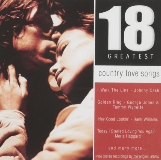 18 Country Love Songs - CD Audio