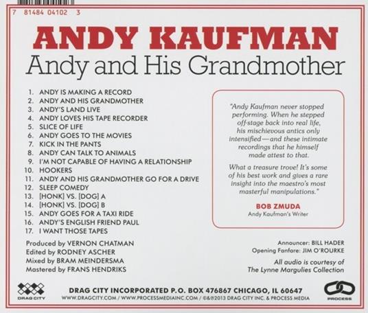 Andy and His Grandmother - CD Audio - 2