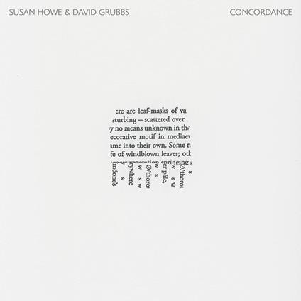 Concordance - Vinile LP di David Grubbs,Susan Howe