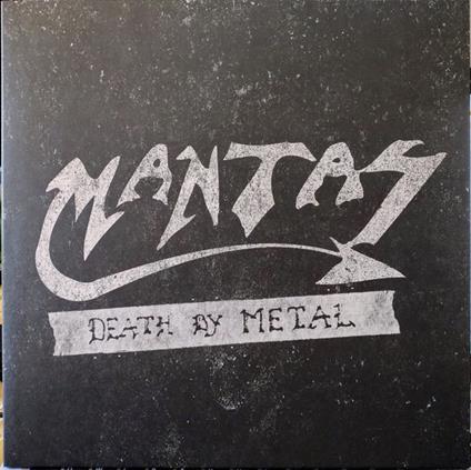 Death By Metal (White with Black Splatter Edition) - Vinile LP di Mantas