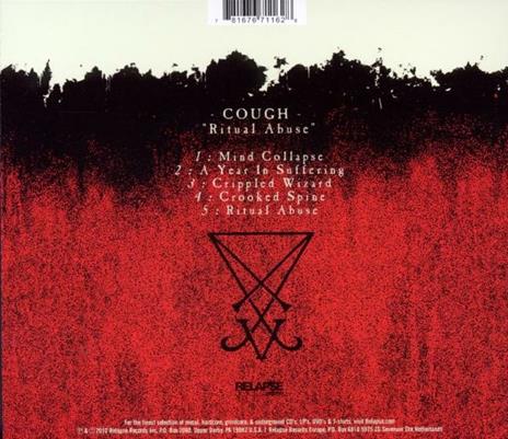 Ritual Abuse - CD Audio di Cough - 2