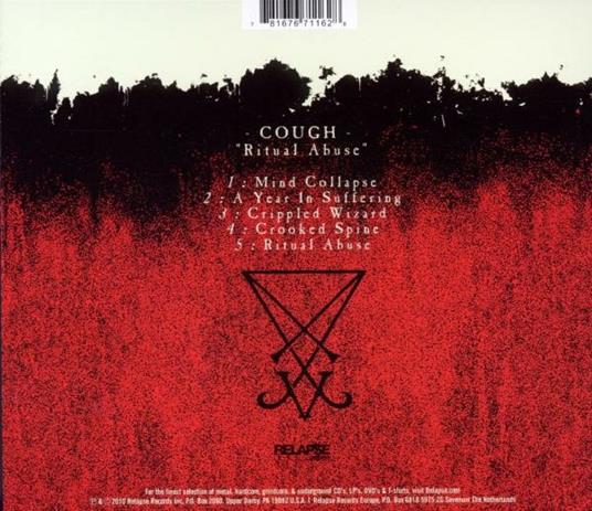 Ritual Abuse - CD Audio di Cough - 2