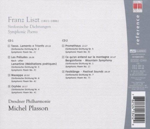 Sinfonische Dichtungen - CD Audio di Franz Liszt,Michel Plasson,Dresdner Philharmonie - 2