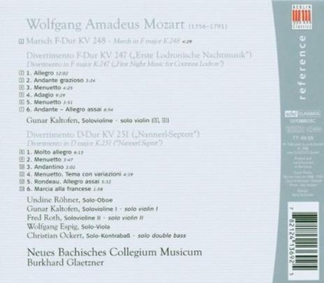 Divertimenti - CD Audio di Wolfgang Amadeus Mozart - 2