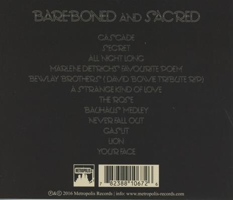 Bare-Boned and Sacred - CD Audio di Peter Murphy - 2