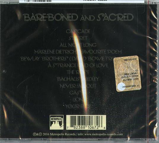 Bare-Boned and Sacred - CD Audio di Peter Murphy - 3