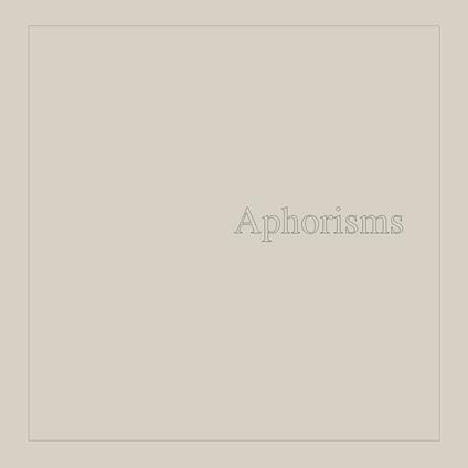 Aphorisms - Vinile LP di Graham Lambkin