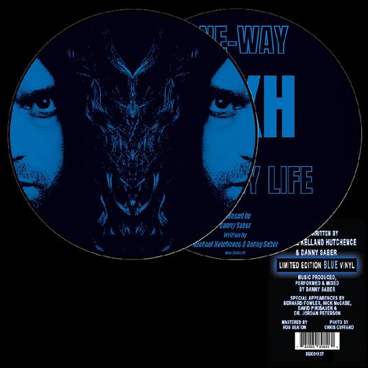 One Way-Save My Life (Blue Vinyl) - Vinile LP di Michael Hutchence