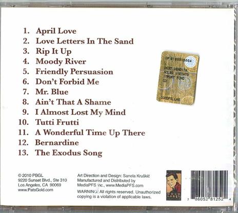 The Gold Collection - CD Audio di Pat Boone - 2