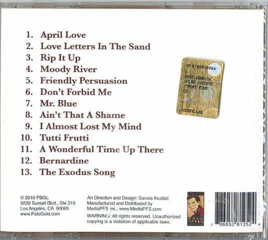The Gold Collection - CD Audio di Pat Boone - 2