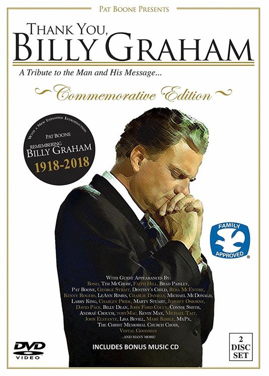 Thank You Billy Graham. A Tribute to the Man and His Message - CD Audio + DVD