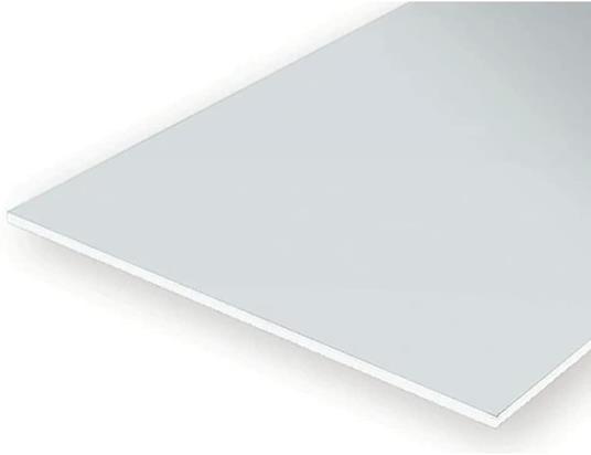 EverGreen 9040 - Pannello di polistirolo, 150 x 300 x 1 mm, 2 Pezzi, Bianco