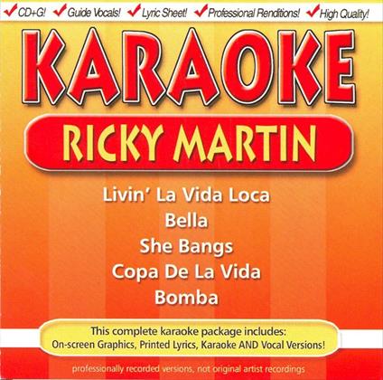 Karaoke: Ricky Martin - CD Audio