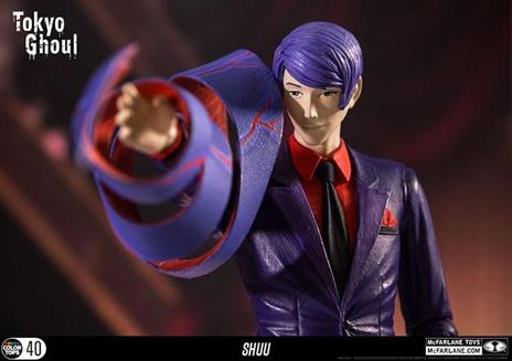 Mcfarlane Tops Tokyo Ghoul Shu Tsukiyama 18 Cm Action Figure Statue New Nuovo