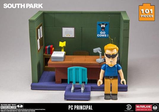 Funko Mcfarlane Tv South Park Small Construction Set Wave 1 Pc Principal Office - 4