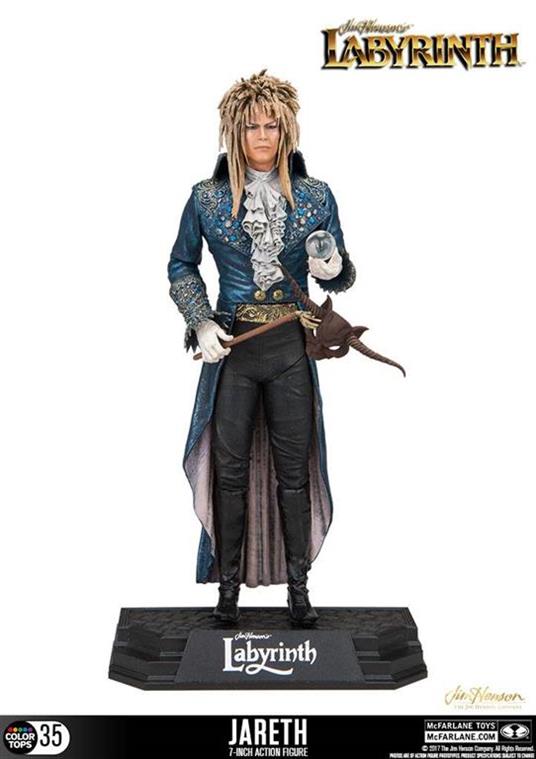 Labyrinth Color Tops Action Figure Jareth 18 cm