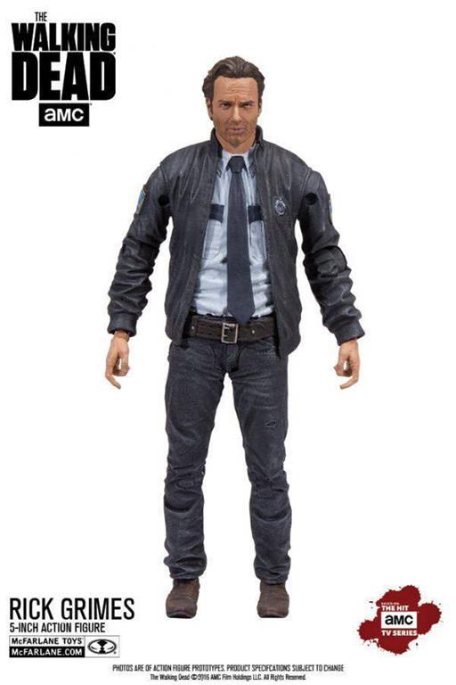 The Walking Dead TV Version Action Figure Constable Rick Grimes 13 cm