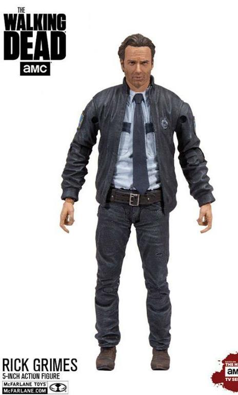 The Walking Dead TV Version Action Figure Constable Rick Grimes 13 cm - 4