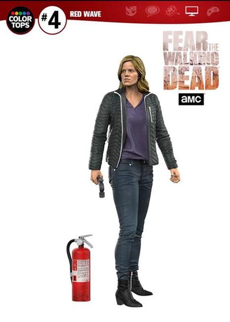 Fear The Walking Dead Color Tops Action Figure Madison Clark 18 cm - 2