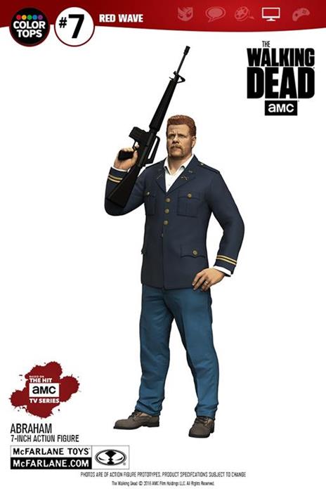 The Walking Dead Tv Version Color Tops Abraham Ford Action Figure - 2