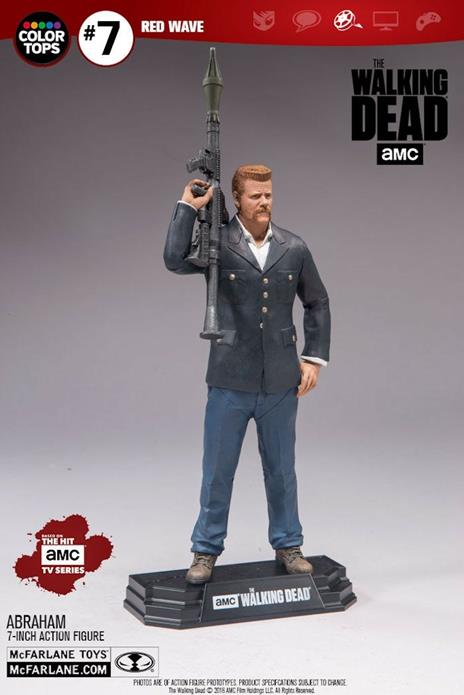 The Walking Dead Tv Version Color Tops Abraham Ford Action Figure - 4