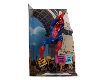 Marvel Collection Pvc Statua 1/10 Spider-man & Scene Gold Label (the Amazing Spider-man -68) 15 Cm Mcfarlane Toys
