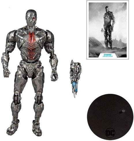 DC Justice League Movie Action Figure Cyborg (Helmet) 18 cm - 2