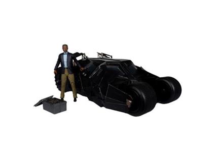 Dc Multiverse Vehicle Tumbler Con Lucuis Fox (the Dark Knight) (gold Label) Mcfarlane Toys